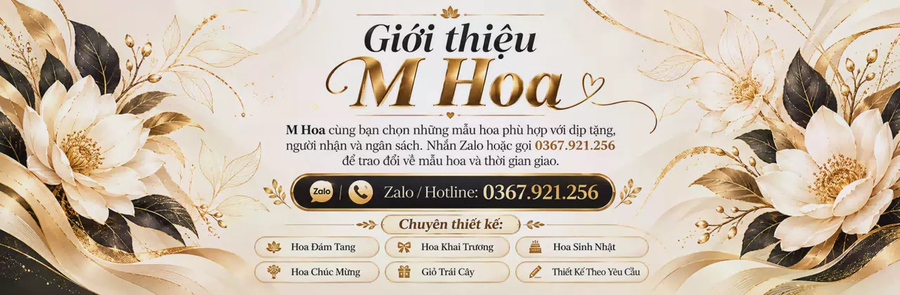 Ảnh bìa Shop hoa tươi Phường Thống Nhất Phú Thọ - Gửi sự quan tâm qua từng món hoa